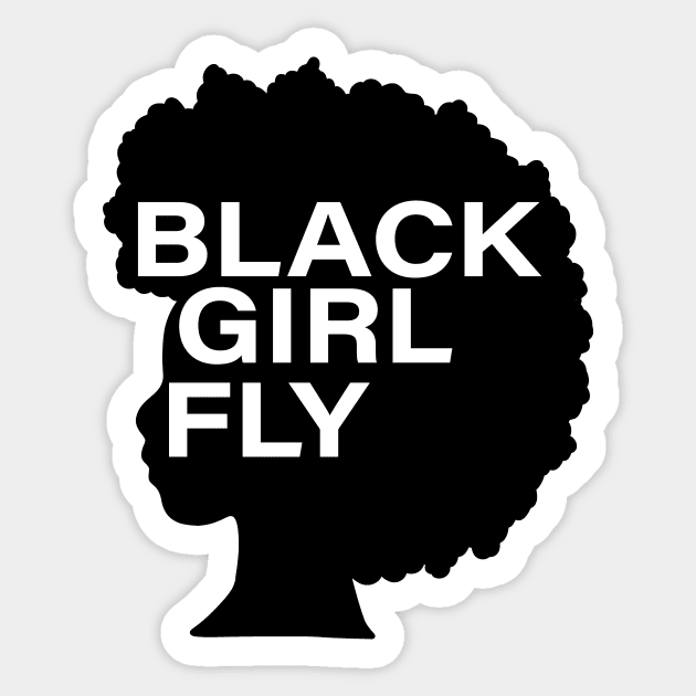 Black Girl Fly, Afro Woman, Black Girl Magic, Melanin Queen Sticker by dukito